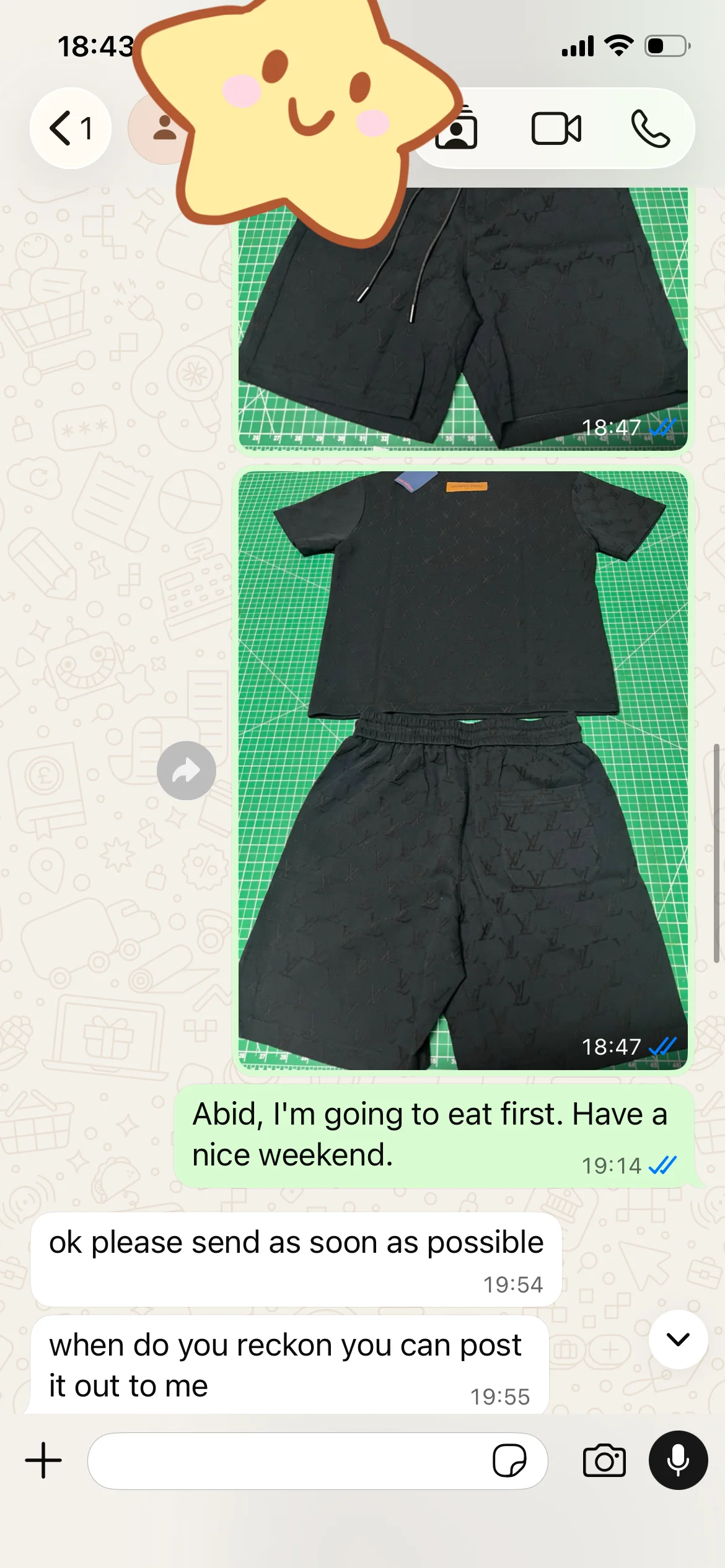 Customer order screenshot 13